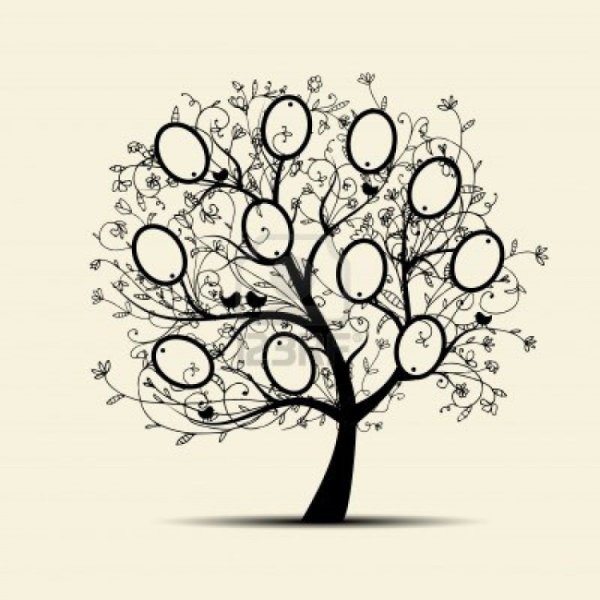 Родословное дерево чб