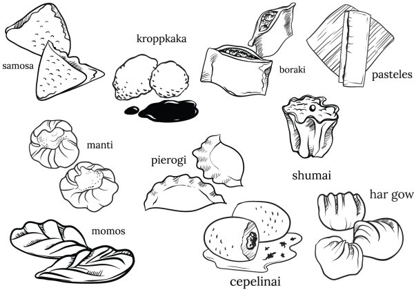Полуфабрикаты вектор