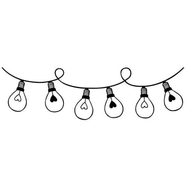 Гирлянда нарисованная