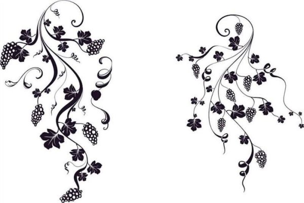 Красивые узоры для декупажа черно-белые