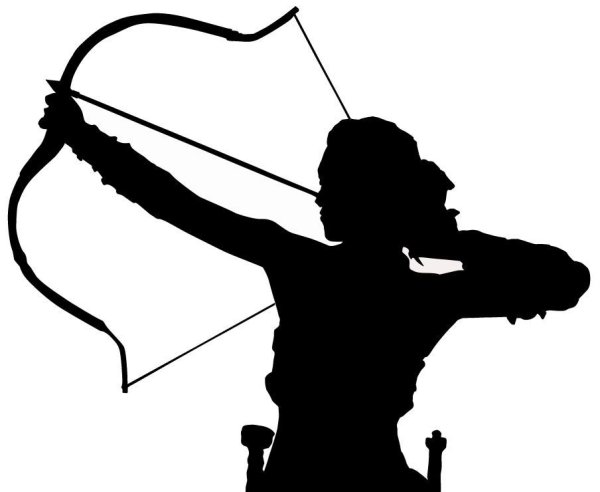 Пиктограмма стрельба из лука