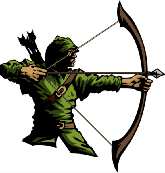 Лучник на прозрачном фоне