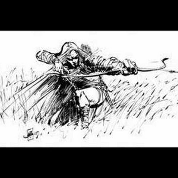 Тату охотник с луком