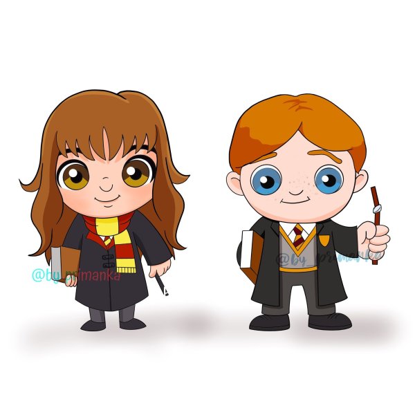 Гермиона Грейнджер портрет ручкой