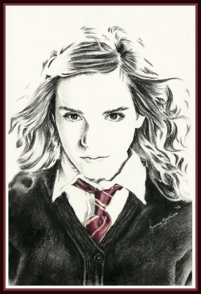 Раскраска Гарри Поттер Гермиона