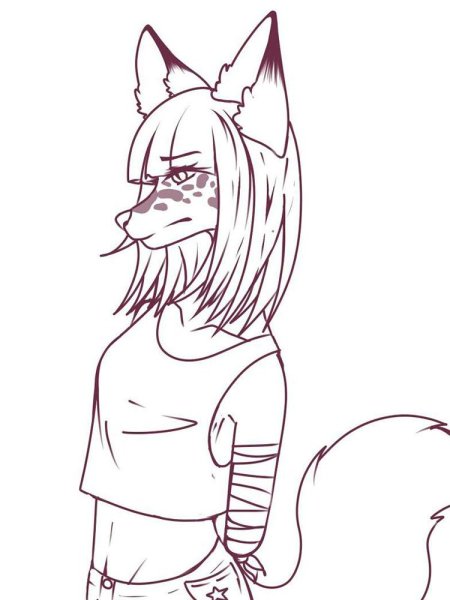 Лайн фурри лисы