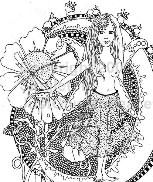 Рисунки в стиле хиппи