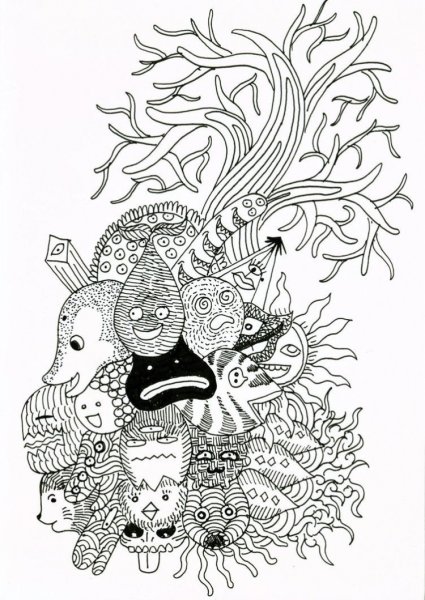 Психоделические рисунки для срисовки