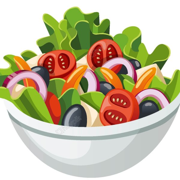 Эскиз рисунка еды