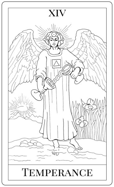 Таро раскраска Уэйта