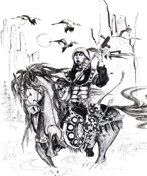 Хакасский художник Топоев