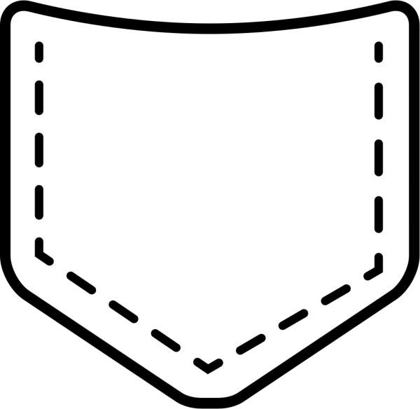 Карман без фона