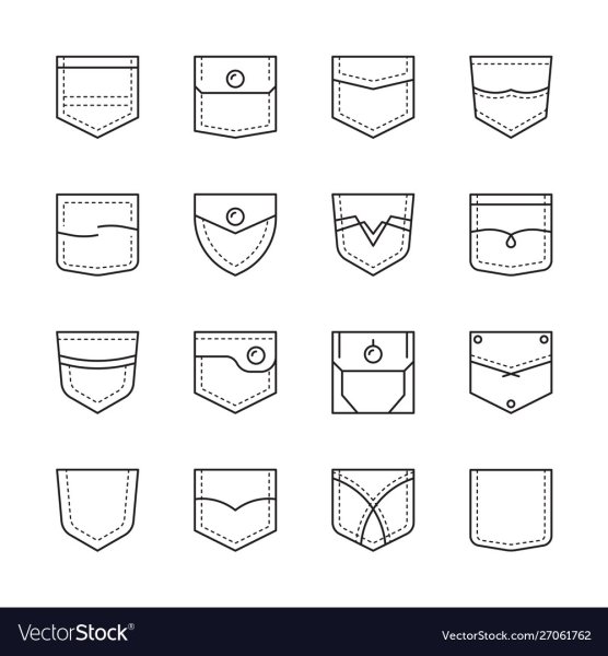 Карман нарисованный