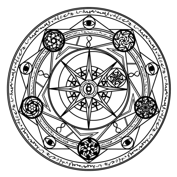 Магический круг пентаграмма