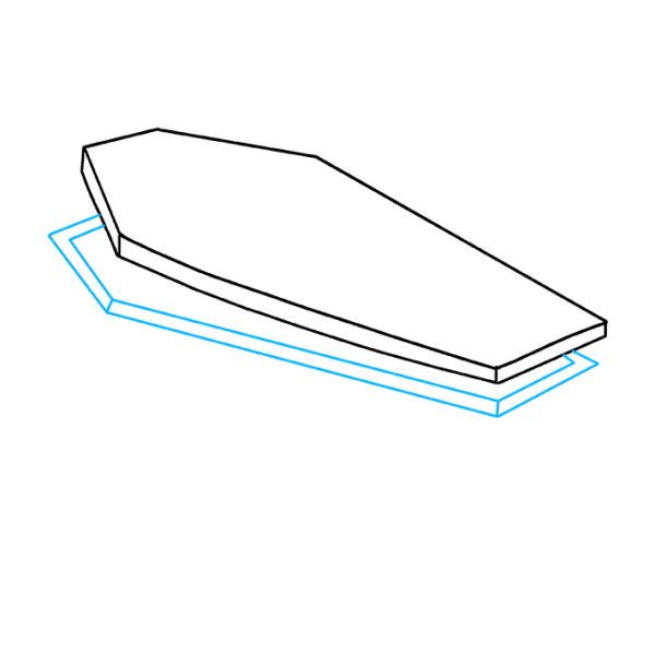 Рисунок гроба для срисовки