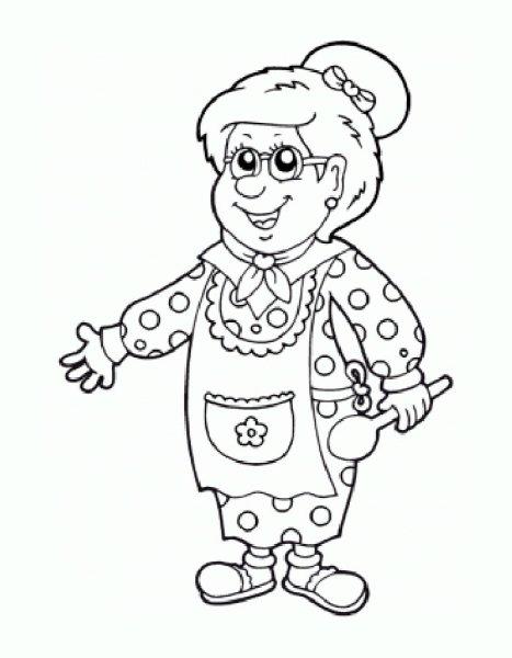 Лицо старика рисунок