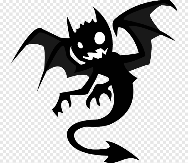 Силуэт дьявола