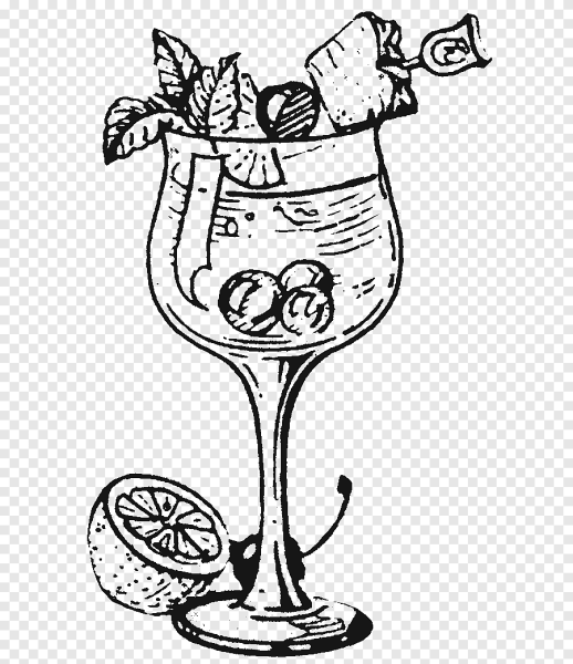 Коктейль карандашом