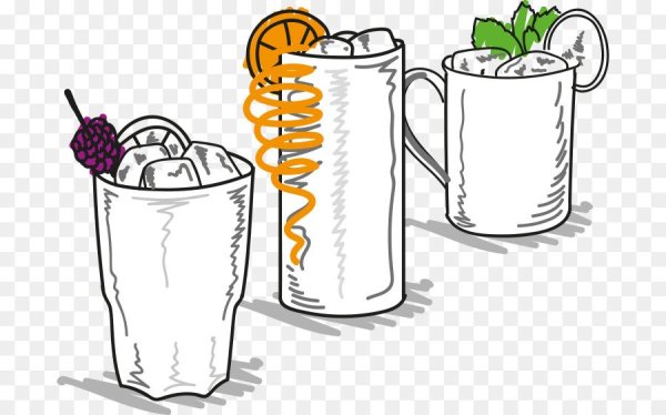 Срисовывать напитки холодные