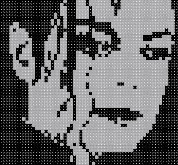 Вышивка крестом Майкл Джексон схемы