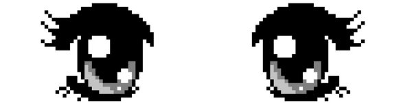 Аниме глаза пиксели