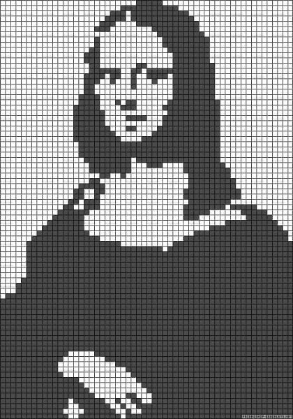 Мона Лиза Pixel Art
