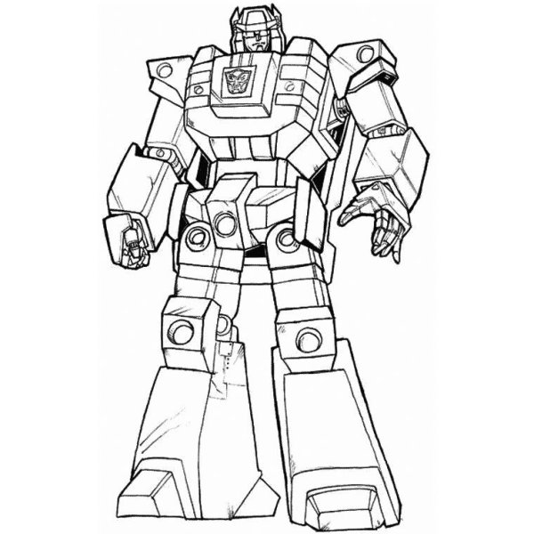Гримлок трансформер раскраска