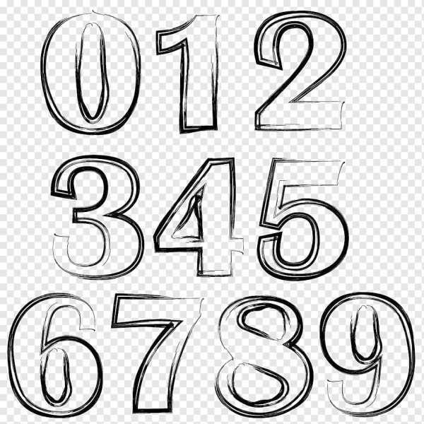 Векторные цифры