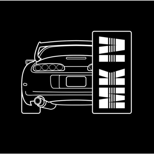 Тойота Супра вектор