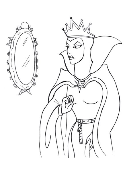 Раскраска Королева
