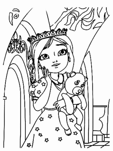 Царевна лягушка карандашом