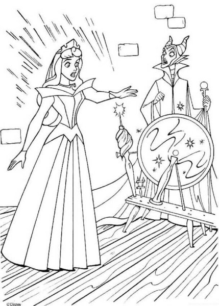 Раскраски царевны мультфильм Соня