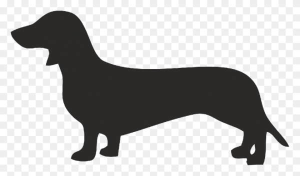 Такса силуэт