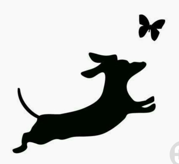 Такса силуэт