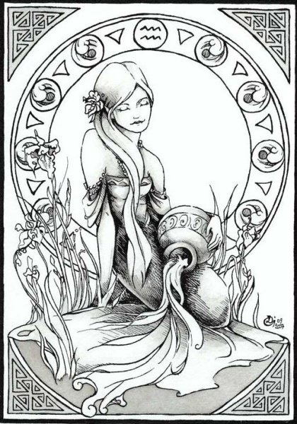 Зарисовки знаков зодиака