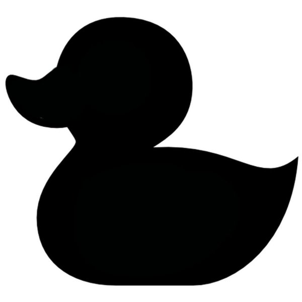 Утка силуэт