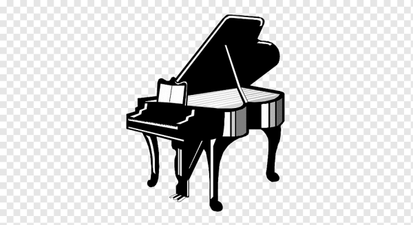Фортепиано рисунок на прозрачном фоне