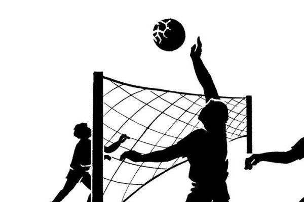 Волейбол черно белый