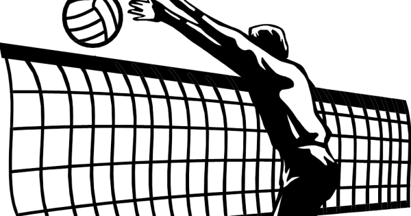 Волейбольная сетка силуэт
