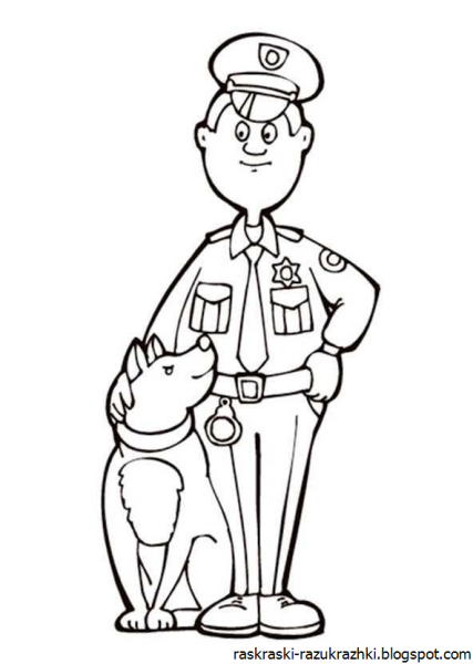 Милиционер шаблон