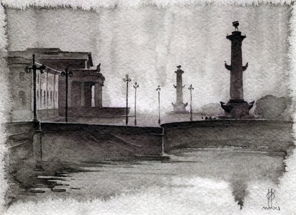 Питер гризайль архитектура