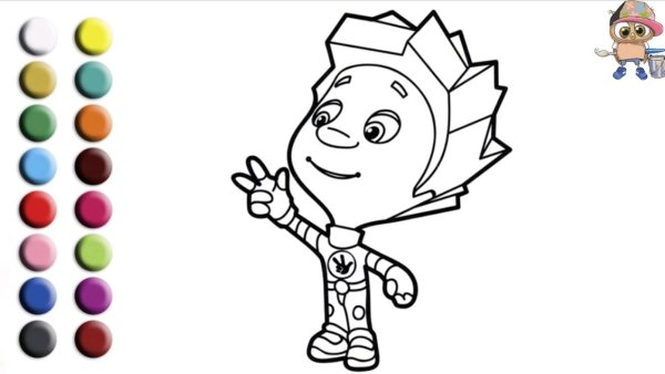 Раскраски мультфильмы Фиксики