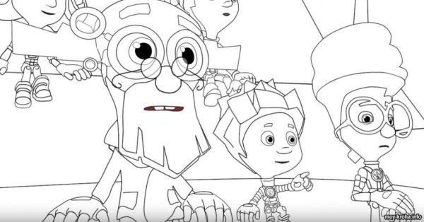 Разукрашки Фиксики Верта