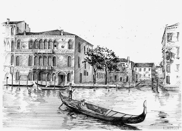 Картины тушью