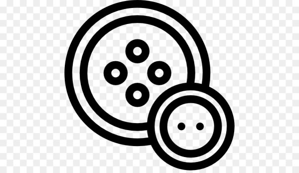 Пуговицы черно белые