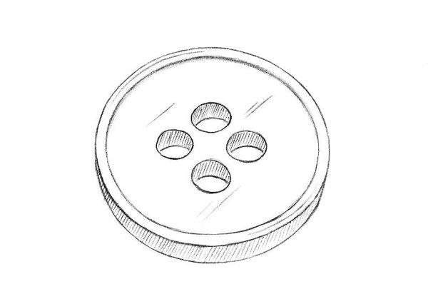 Раскраска много пуговиц