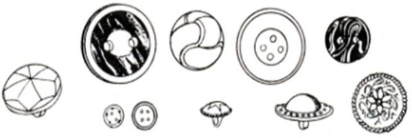 Пуговицы для раскрашивания