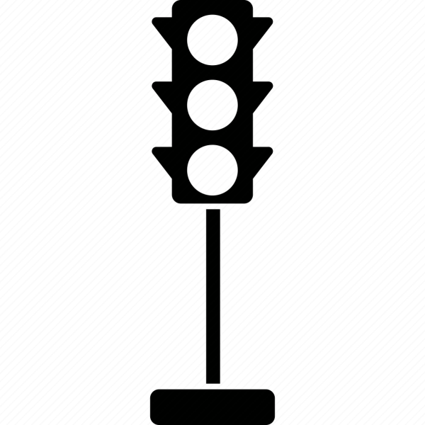 Светофор раскраска