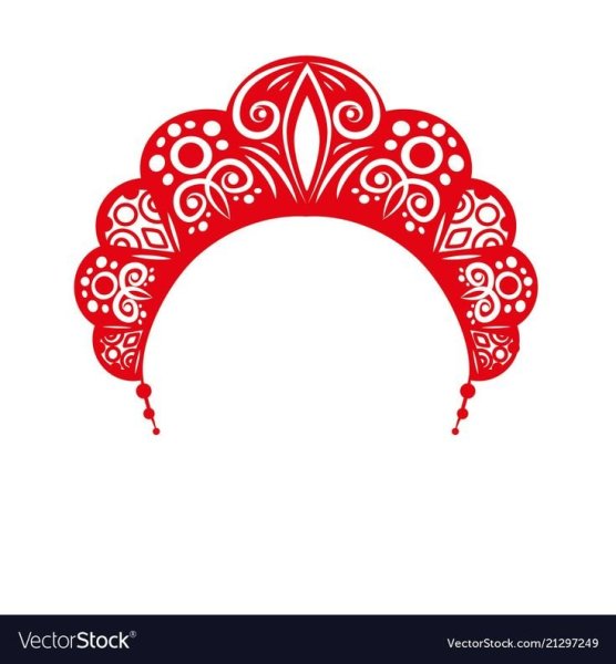 Кокошник 2022 кожаный