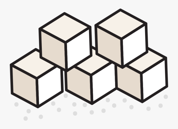 Кубик карандашом